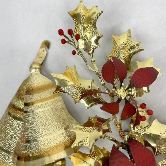 Vintage Gold Metal Holiday Décor - Picture 3 of 7